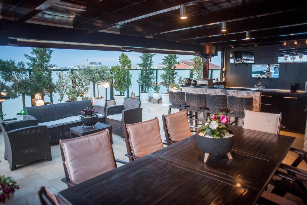 Luxury Penthouse With Private Pool Apartment Preveza Bagian luar foto